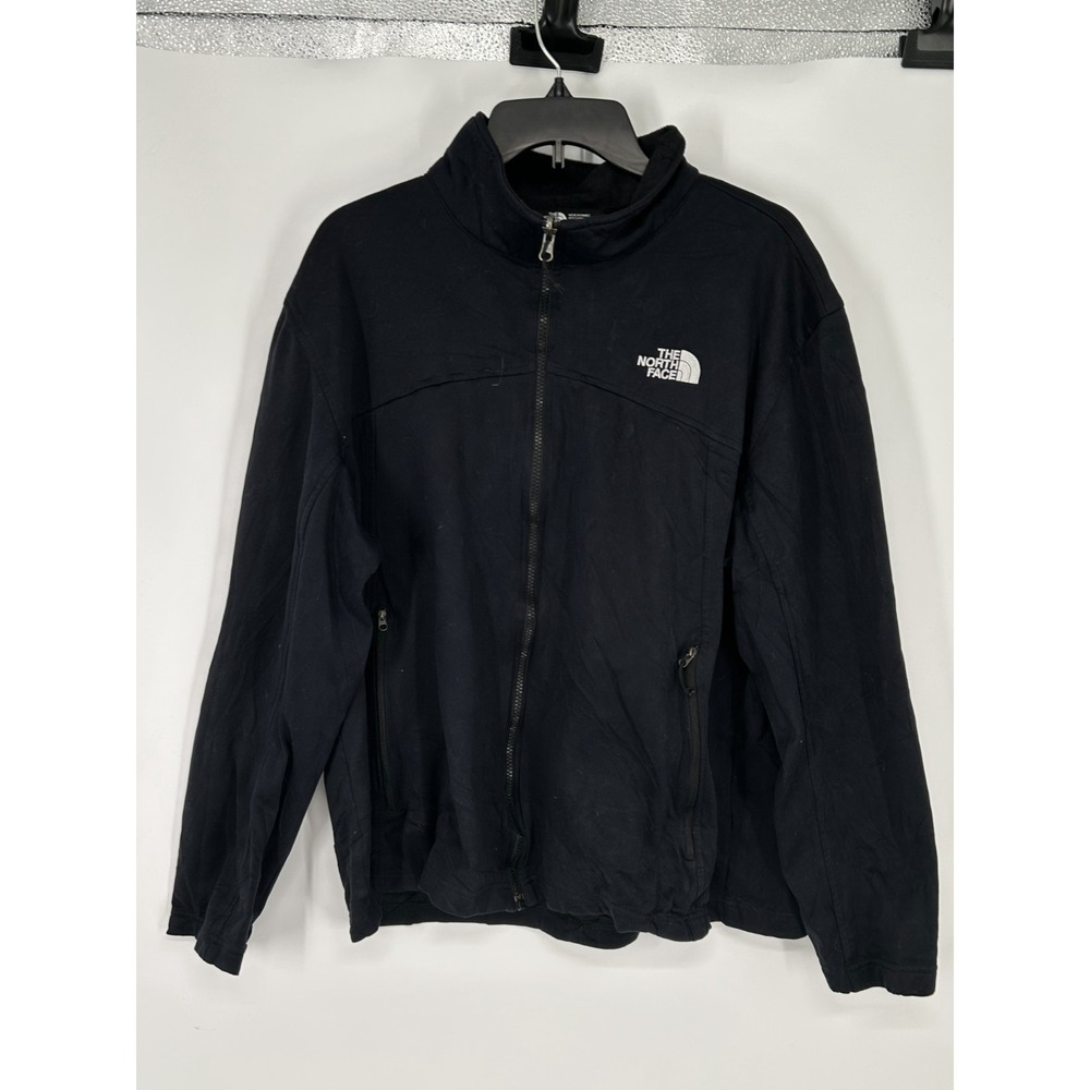 The North Face Jacket Men XL Zipper Pockets Lightweight Fleece Lined Full Zip Up